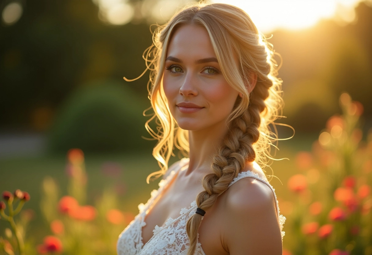 coiffure de mariée tressée