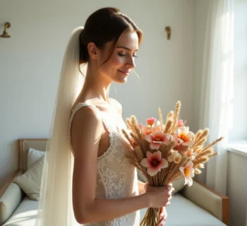 fleurs séchées mariage